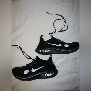 Off-White x Zoom Fly Mercurial Flyknit 'Black' Size US 7.5